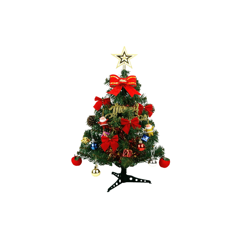 Árvore de Natal decorada 1.20m com enfeites